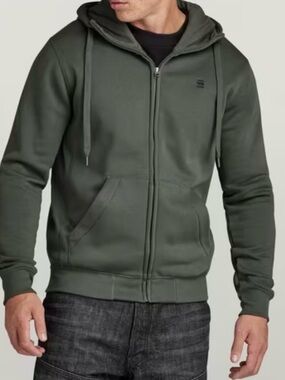 G-STAR Premium Core Zip Thru Hoodie, NWT Retail $130.00